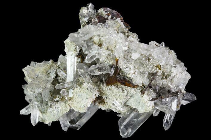 Brookite and Quartz Crystal Association- Pakistan #111320